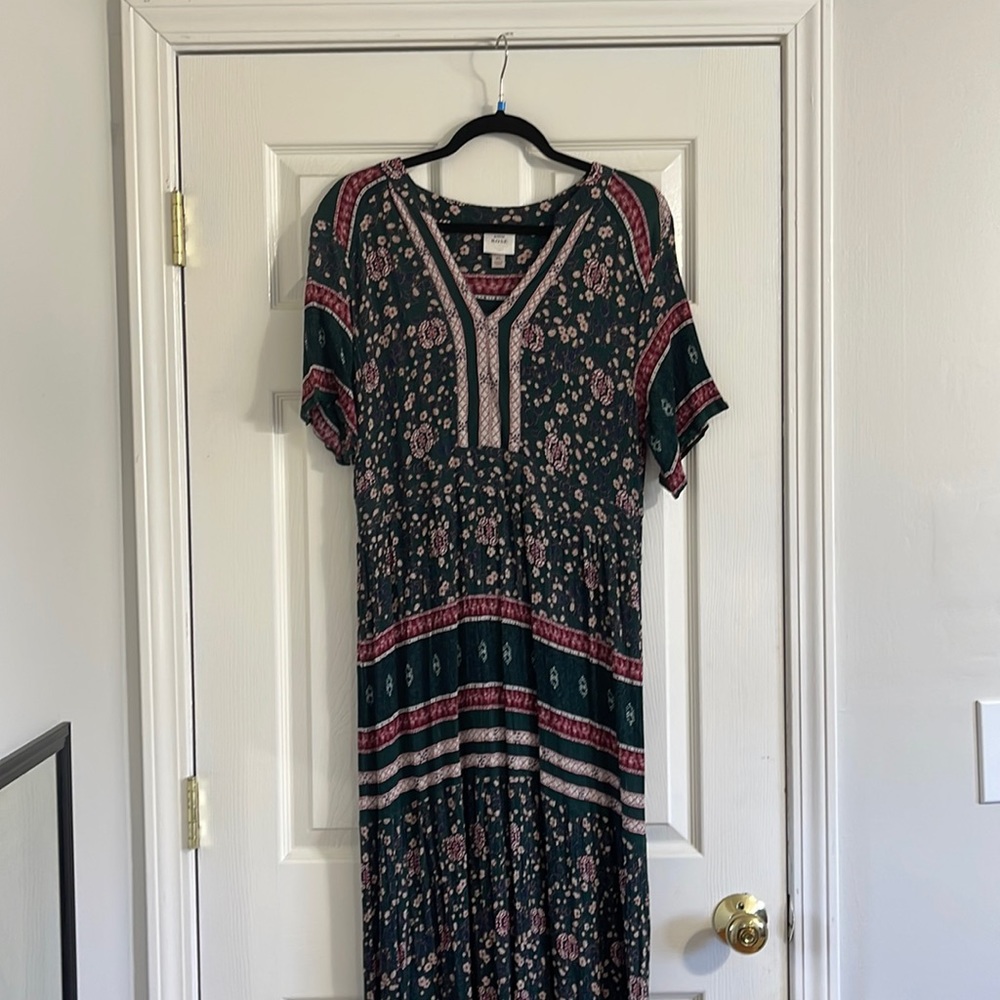 Boho Peasant Maxi Dress Knox Rose
